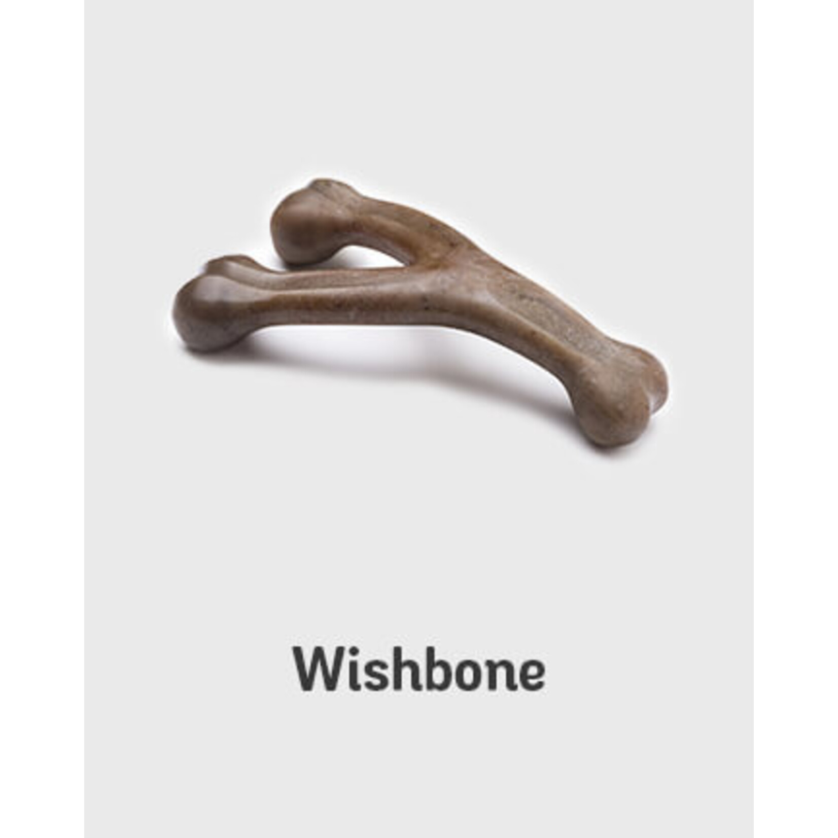 Benebone Benebone Real Bacon Durable Wishbone Dog Chew Toy Small