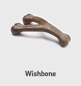 Benebone Benebone Real Bacon Durable Wishbone Dog Chew Toy Small