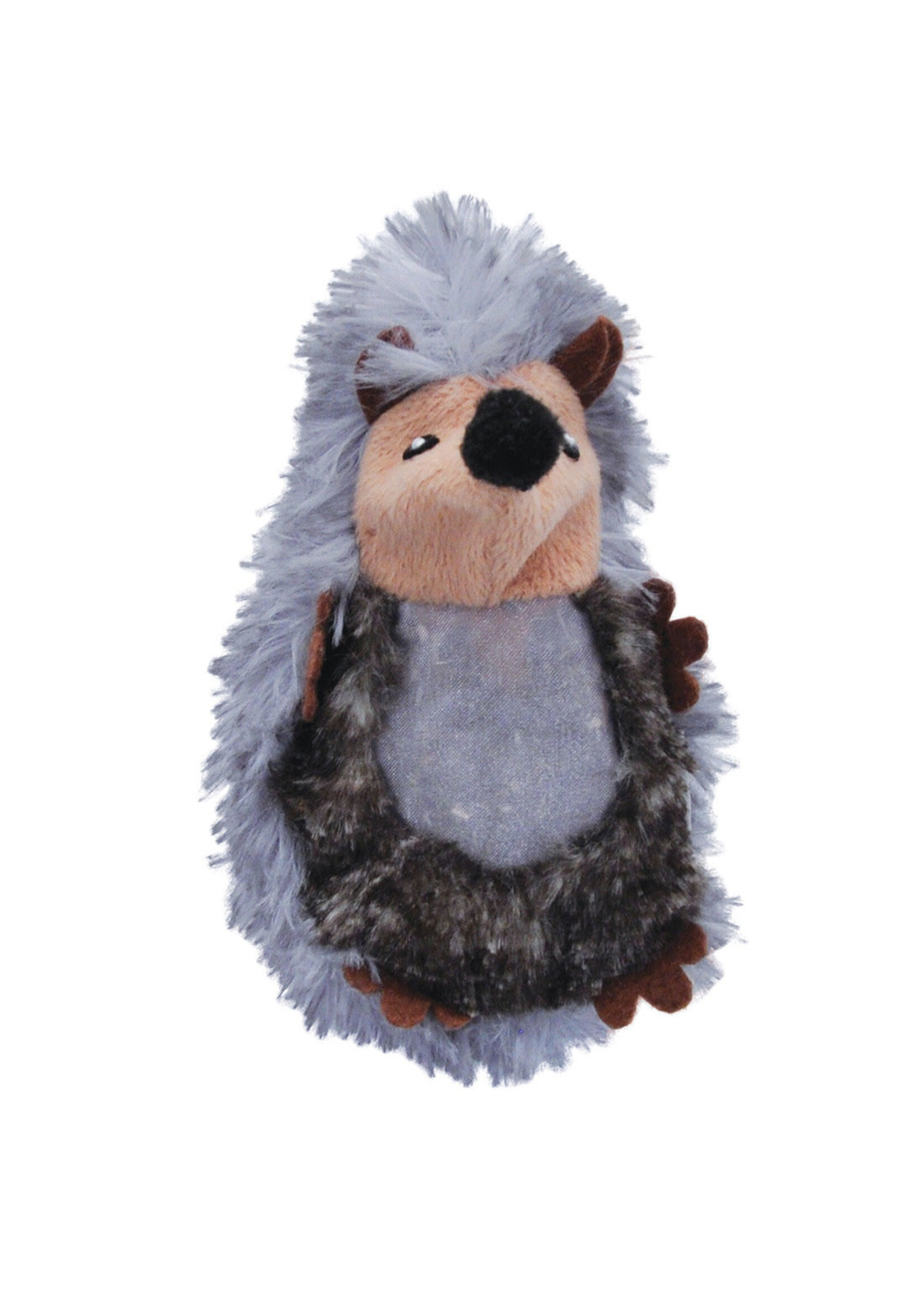 Coastal Pet Products Coastal Turbo Catnip Belly Critters Hedgehog Cat Toys, Small, Grey