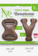 Benebone Benebone 2-Pack Dental Chew/Wishbone Bacon Tiny