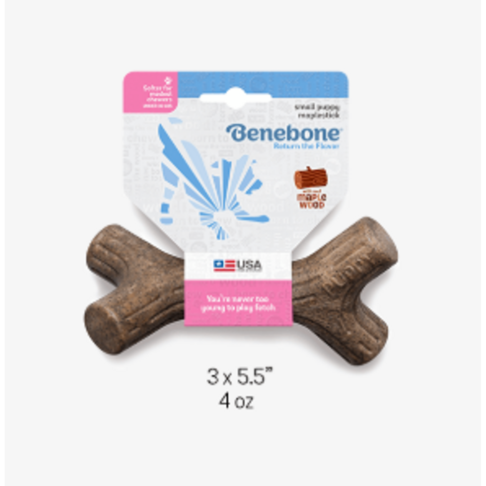 Benebone Benebone Puppy Maplestick Dog Chew Toy Small
