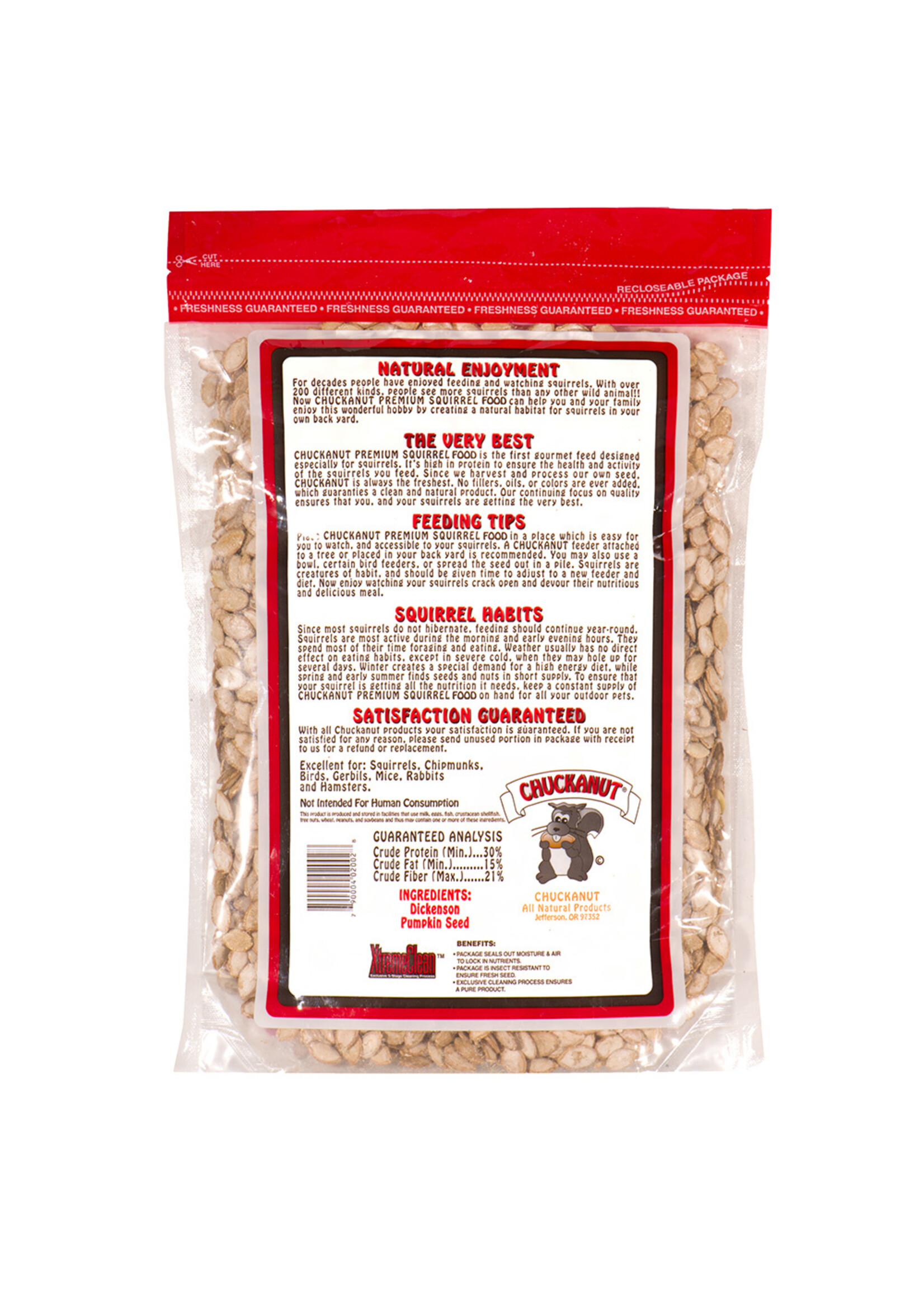 Chuck-A-Nut Chuckanut Premium Squirrel Diet - 10 lb