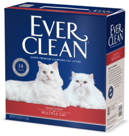 CLOROX PETCARE PRODUCTS EVERCLEAN SCENTED MULTIPLE CAT LITTER 25#