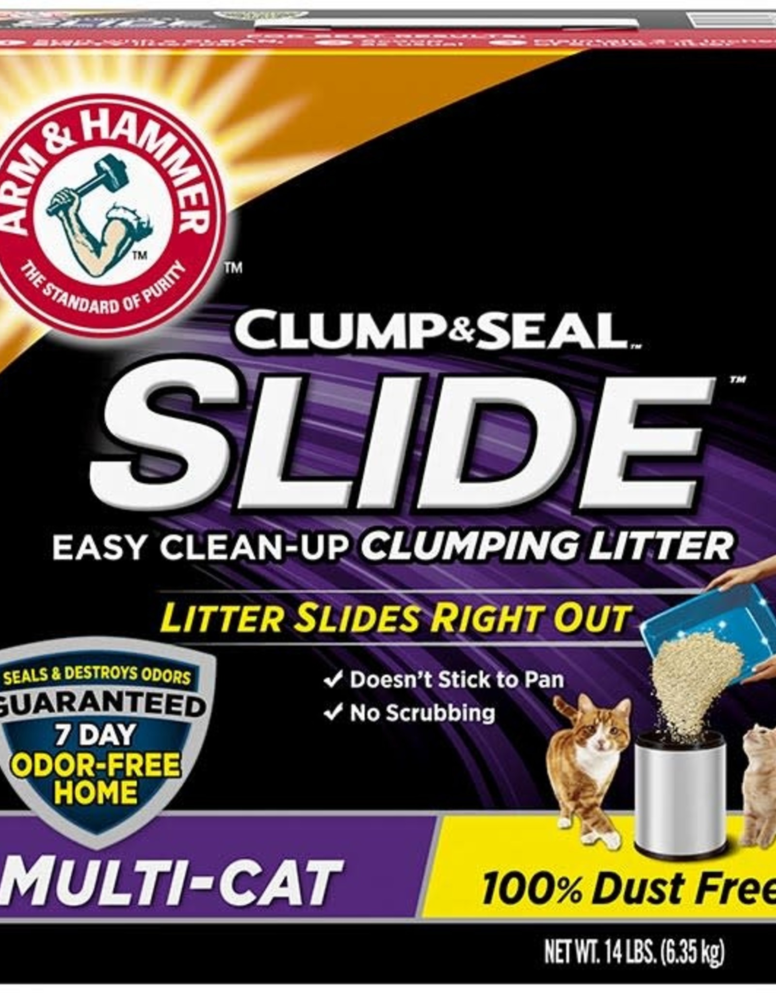 Arm & Hammer Arm & Hammer Clump & Seal SLIDE Cat Litter - 38 lbs
