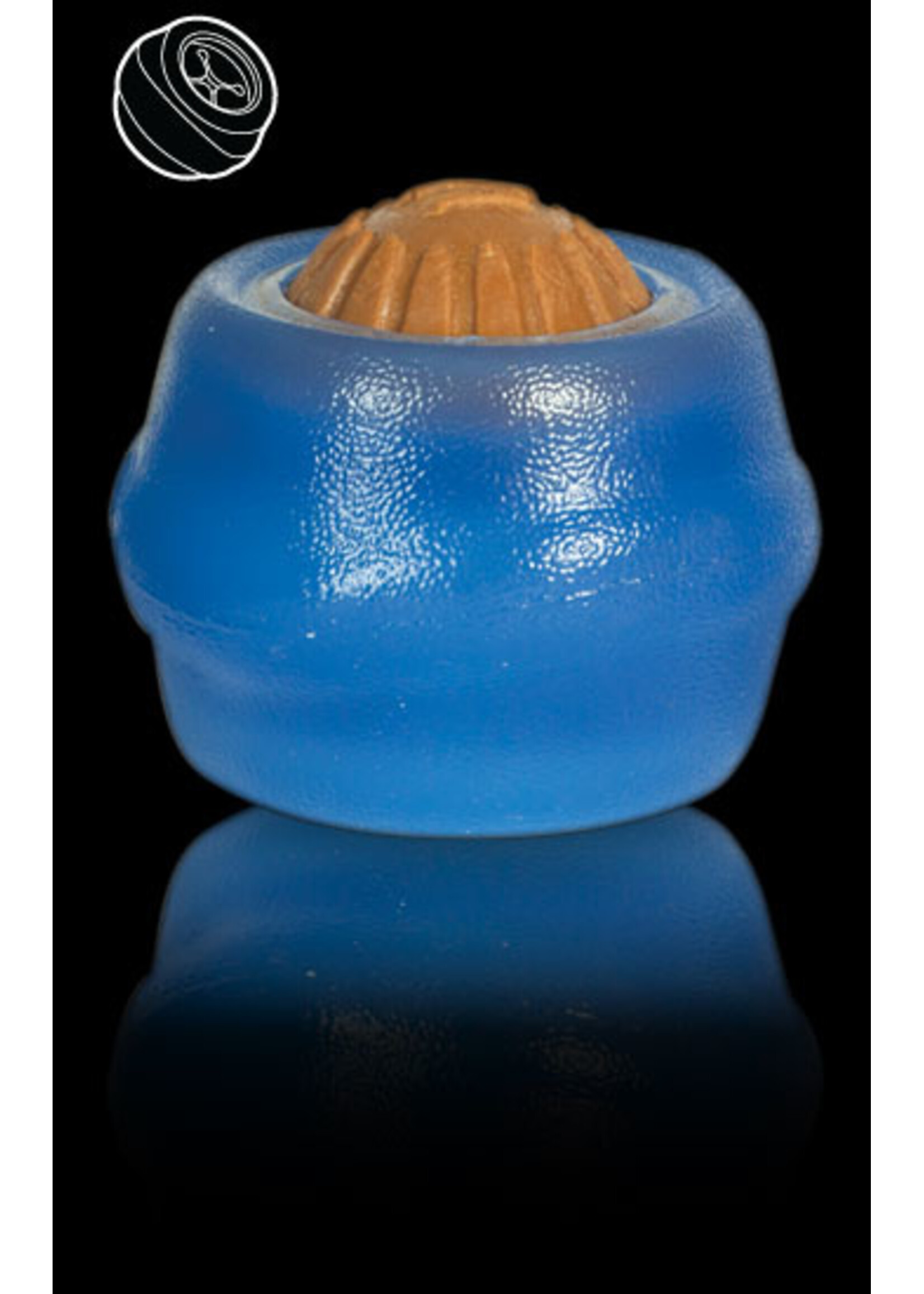 Starmark Starmark Everlasting Treat Ball Dog Toy Blue Medium