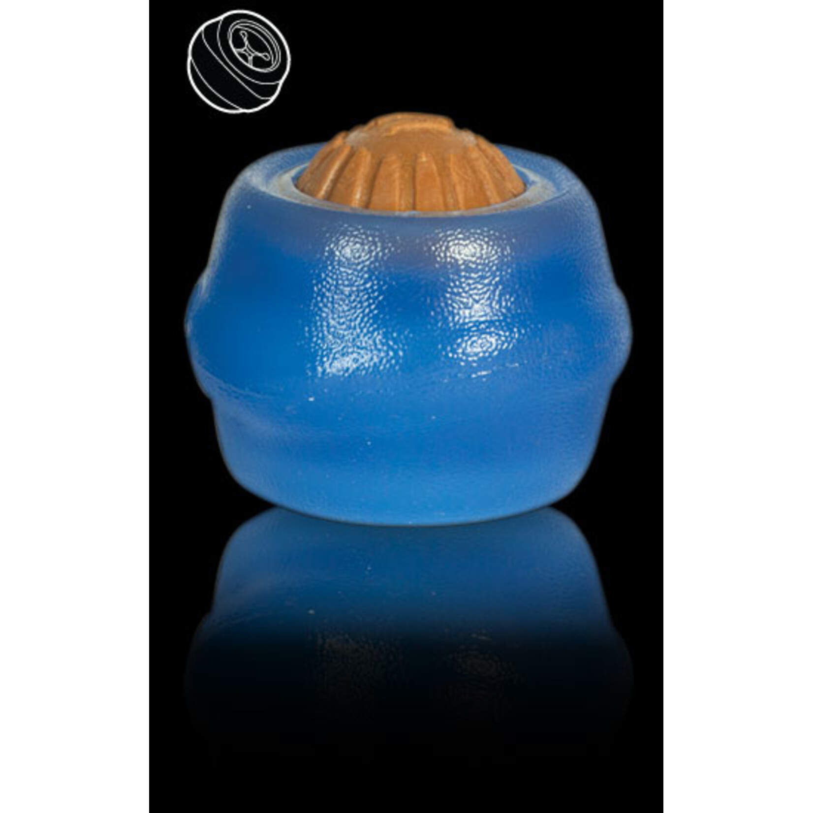 Starmark Starmark Everlasting Treat Ball Dog Toy Blue Small