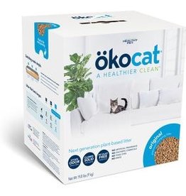 Okocat Original Premium Clumping Wood Cat Litter, 18.8 Lbs.