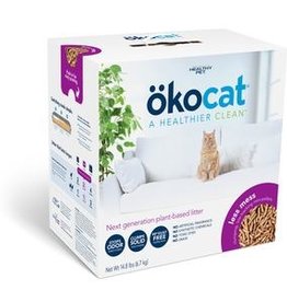 Okocat Low Tracking Clumping Mini Pellets Wood Cat Litter 14 Lbs.