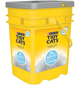 NESTLE PURINA PETCARE TIDY CATS LITTER GLADE ODOR CONTROL GRAY PAIL 35LBS