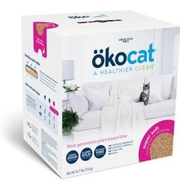 Okocat Super Soft Clumping Wood Cat Litter, 15.8 Lbs.