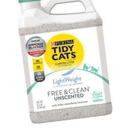 NESTLE PURINA PETCARE TIDY CATS LITTER FREE & CLEAN UNSCENTED LIGHTWEIGHT 8.5LBS