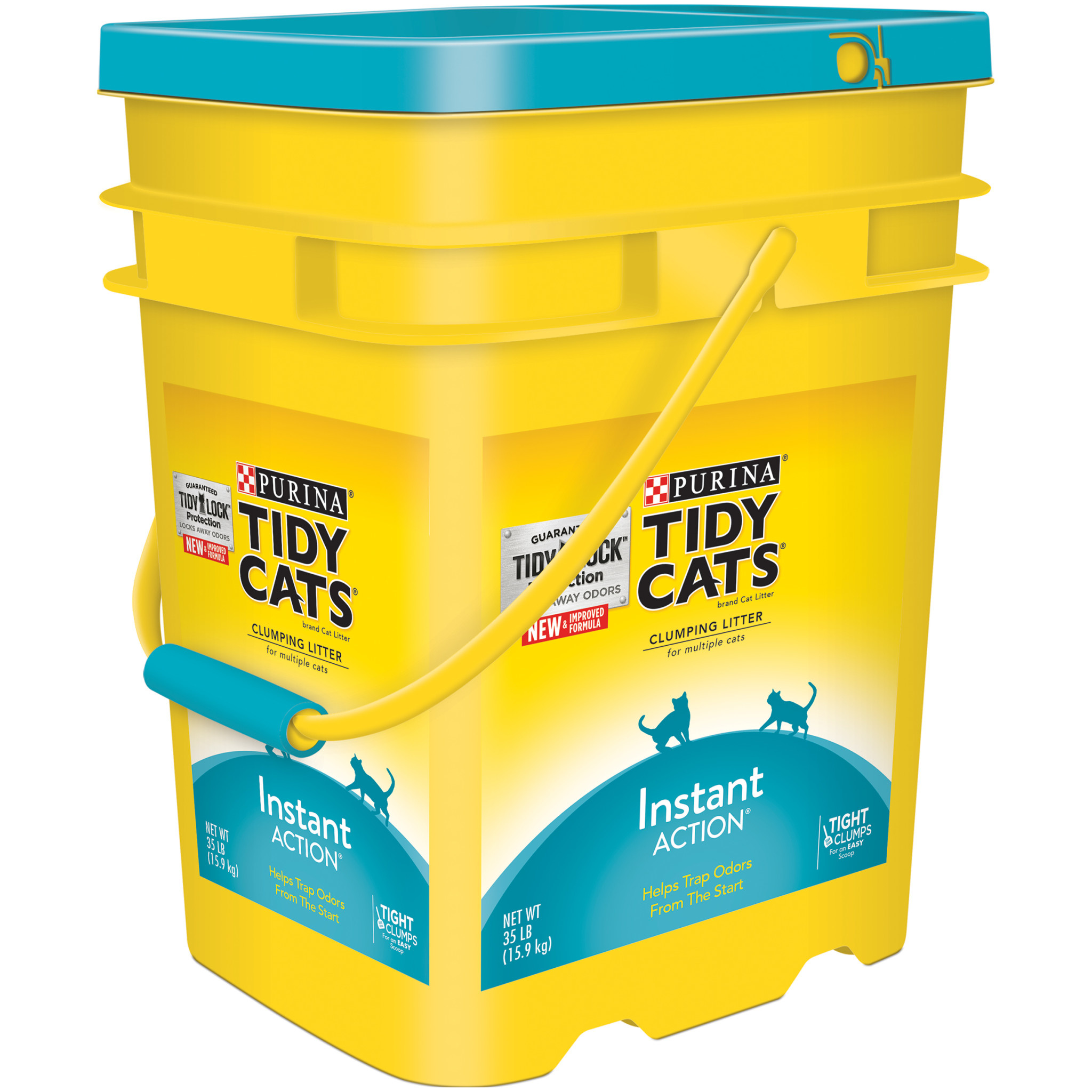 TIDY CATS LITTER INSTANT ACTION BLUE PAIL 35LBS Pickering Valley Feed