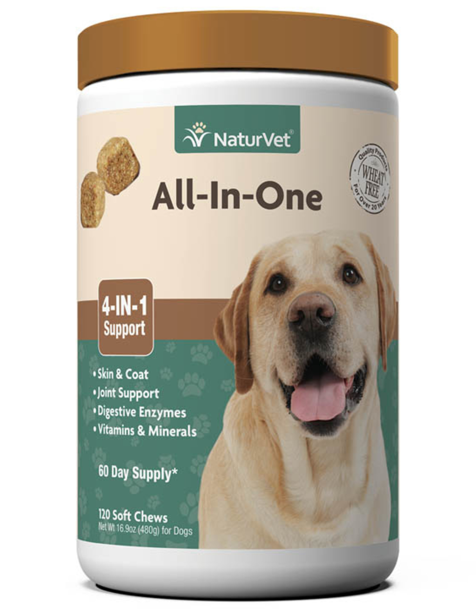 Naturvet NaturVet All-in-One Dog Vitamins - 120 Soft Chews