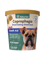 Naturvet NaturVet Coprophagia Stool Eating Deterrent Plus Breath Aid for Dogs - 70 Soft Chews