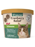 Naturvet NaturVet Cranberry Relief Plus Echinacea for Cats - 60 Soft Chews