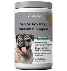 NATURVET NATURVET DOG SOFT CHEWS SENIOR INTESTINAL 60CT