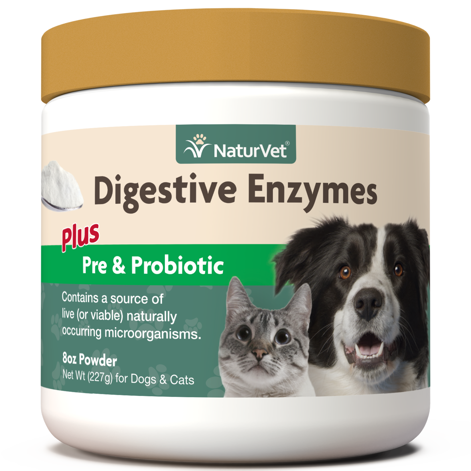 Naturvet NATURVET ENZYMES & PROBIOTICS CAT/DOG 8OZ