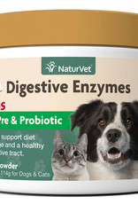 Naturvet NaturVet Digestive Enzymes for Dogs & Cats – 4 oz Powder