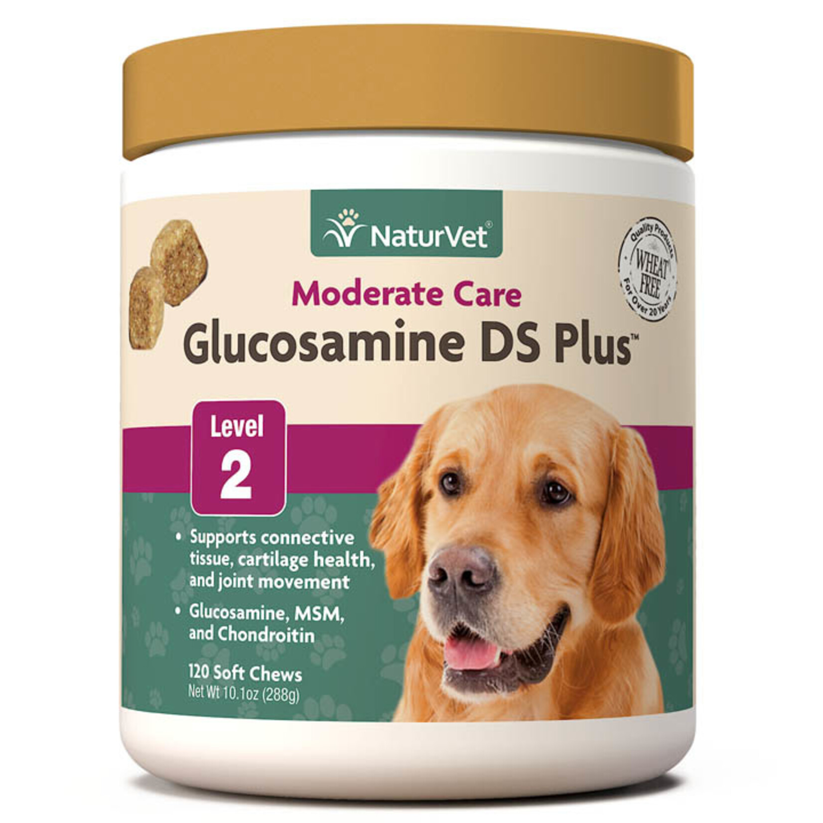 Naturvet NATURVET GLUCOSAMINE DS PLUS LEVEL 2 120CT