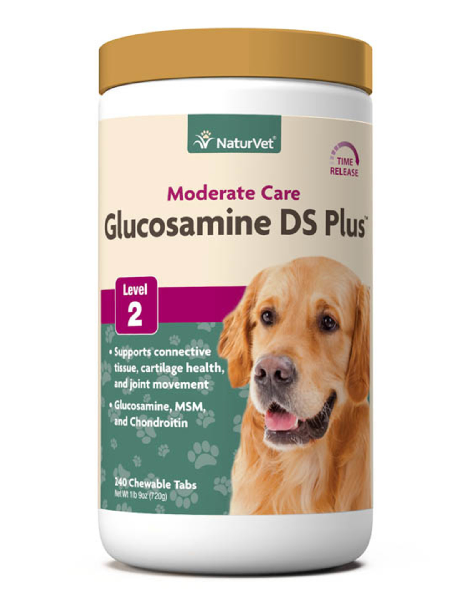 NATURVET NATURVET GLUCOSAMINE-DS MSM TAB 120CT