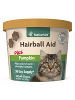 Naturvet NaturVet Cat Hairball Aid Supplement, Pack of 60 Soft Chews, 3.1 OZ