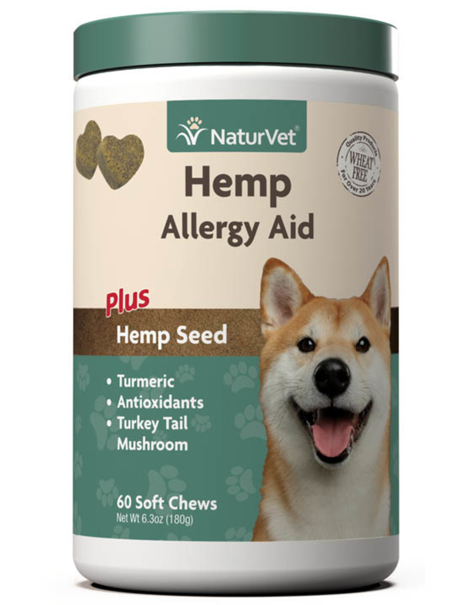 Naturvet NaturVet Hemp Allergy Aid Soft Chews for Dogs - Count of 60
