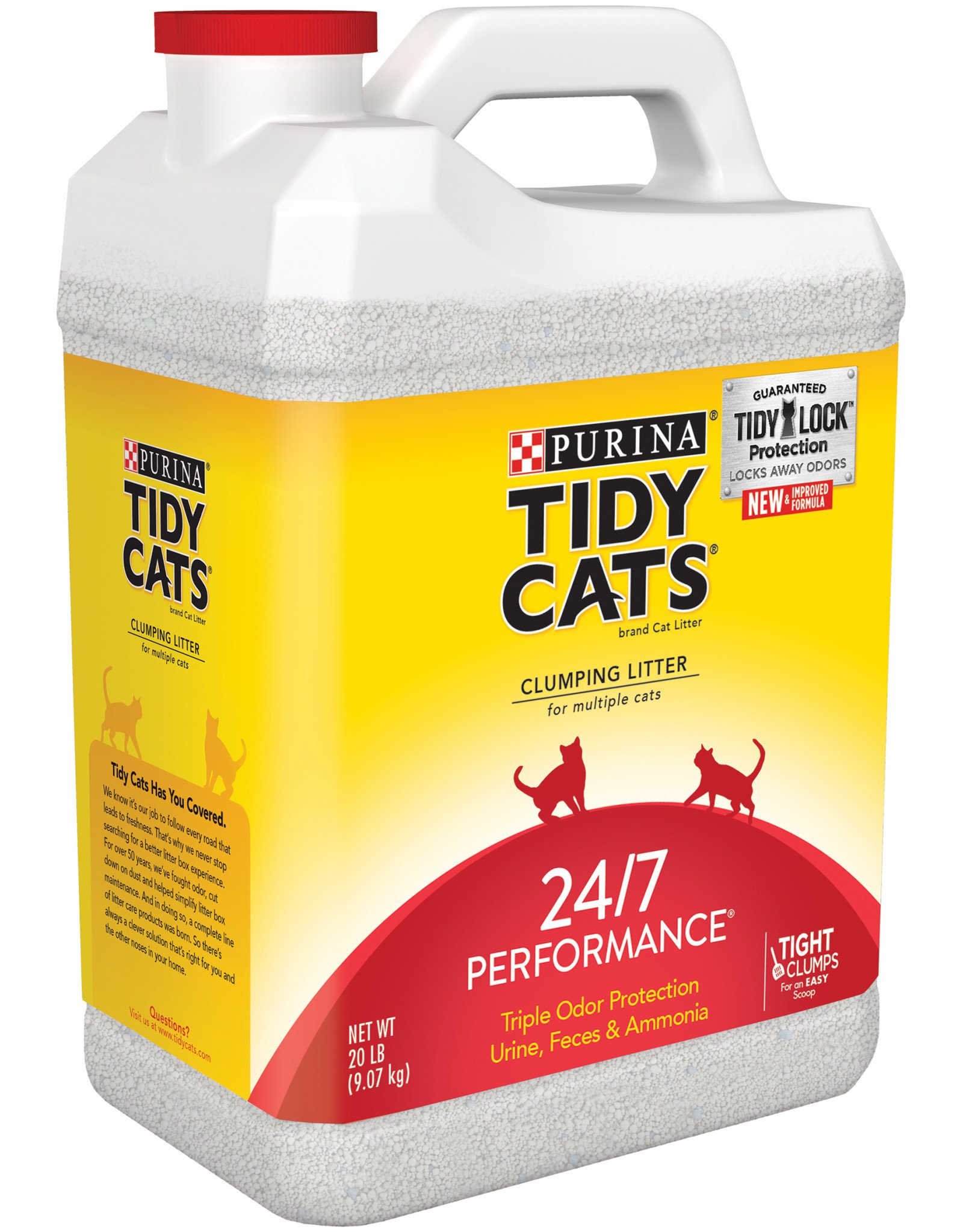 NESTLE PURINA PETCARE TIDY CATS LITTER 24/7 PERFORMANCE RED JUG 20LBS