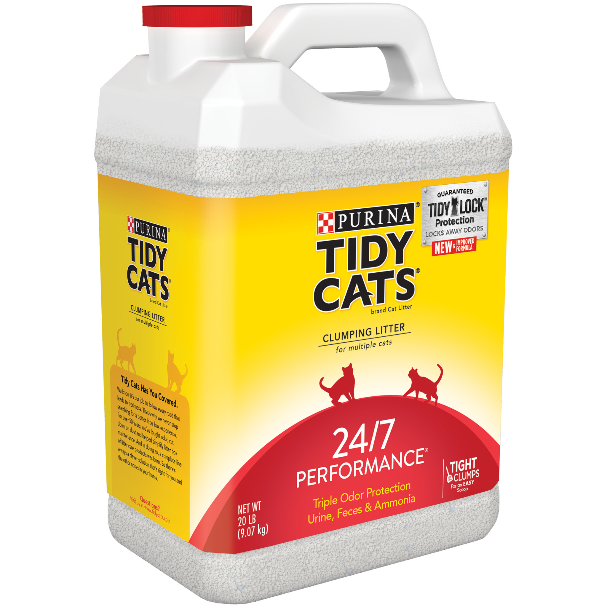 TIDY CATS LITTER 24/7 PERFORMANCE RED JUG 20LBS Pickering Valley Feed
