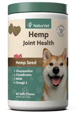 Naturvet NaturVet Hemp Joint Health for Dogs - Plus Hemp Seed – 60 Soft Chews