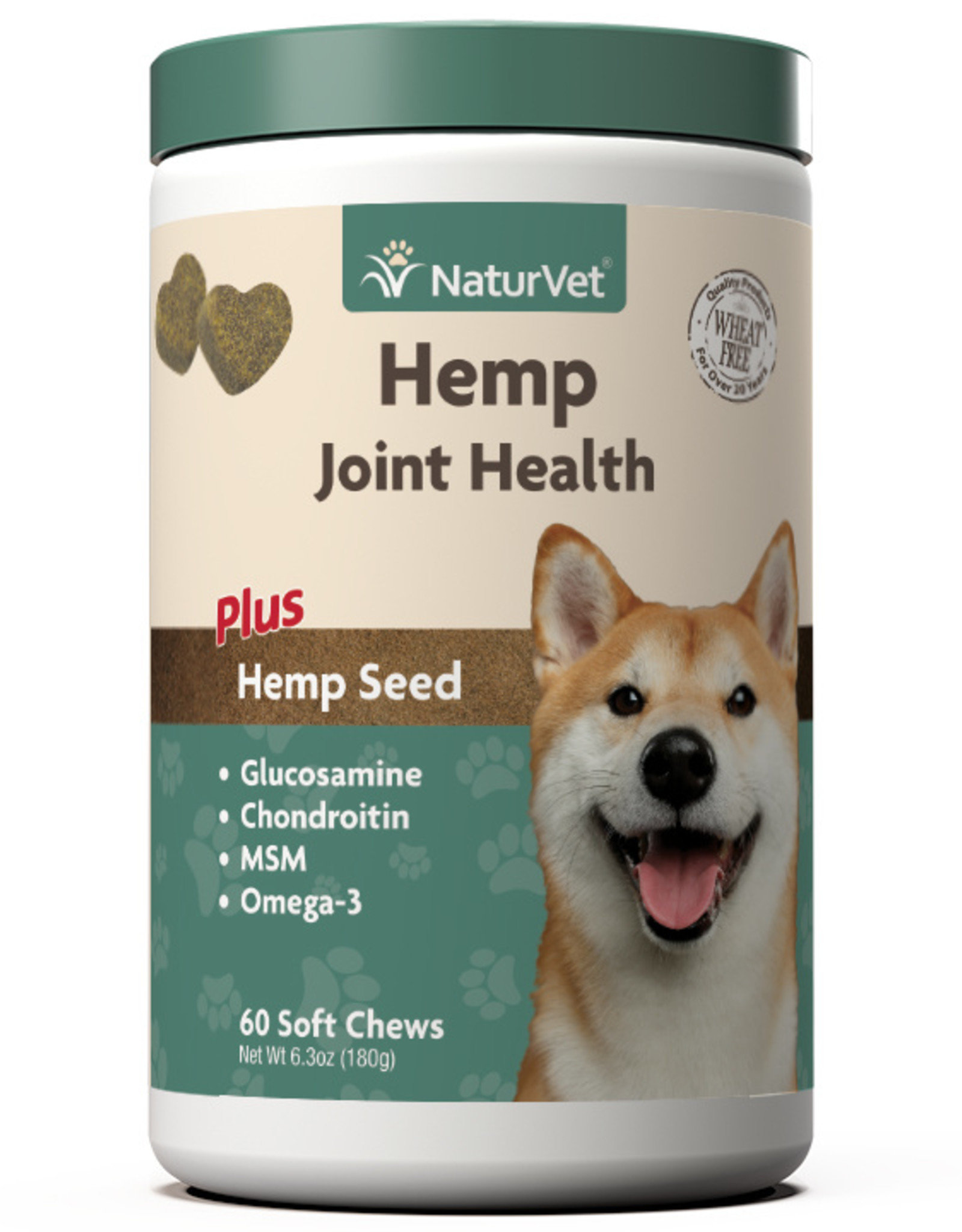 Naturvet NaturVet Hemp Joint Health for Dogs - Plus Hemp Seed – 60 Soft Chews