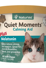 NATURVET NATURVET HEMP QUIET MOMENTS CALMING AID CAT 60CT