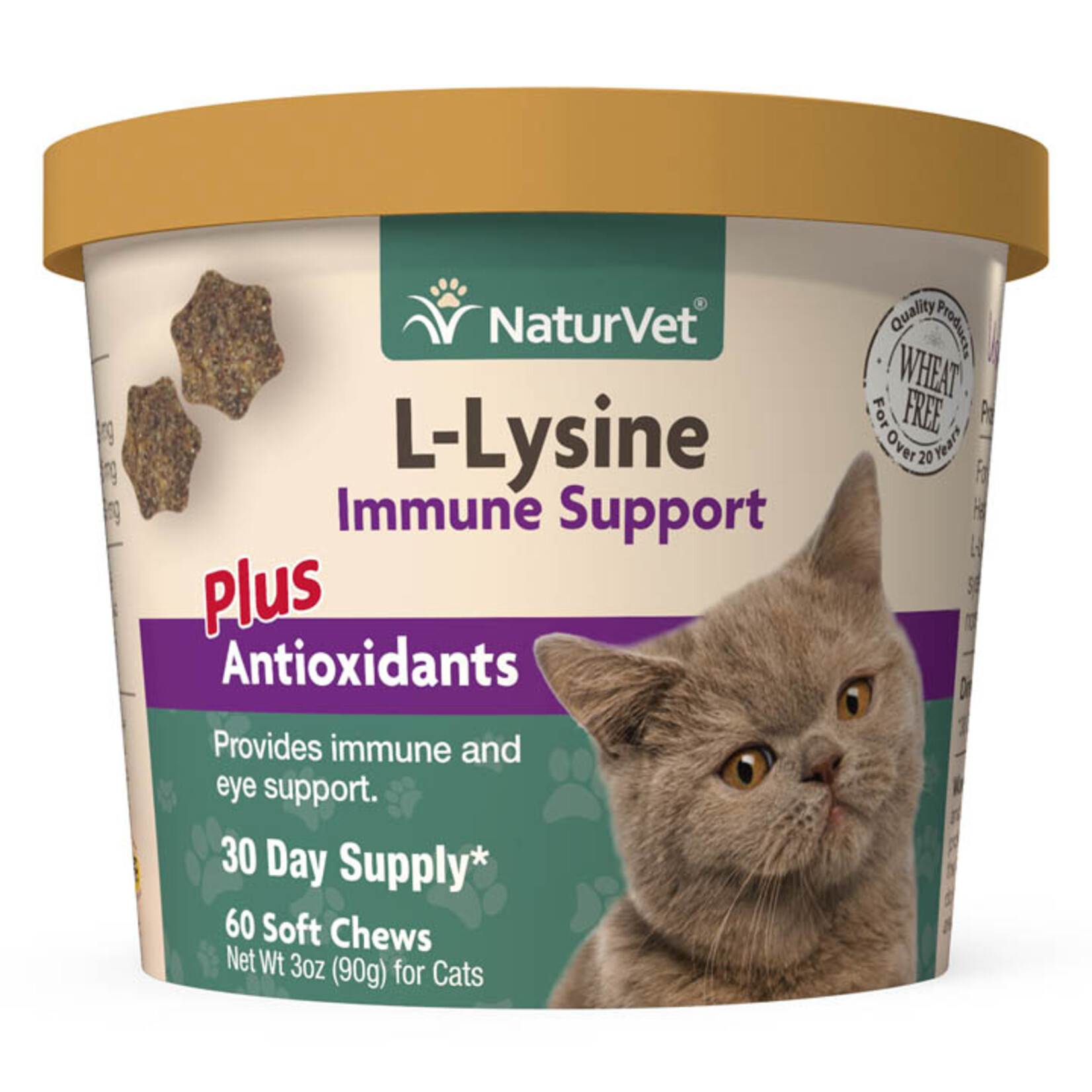 Naturvet NATURVET L-LYSINE IMMUNE SUPPORT 60 CT
