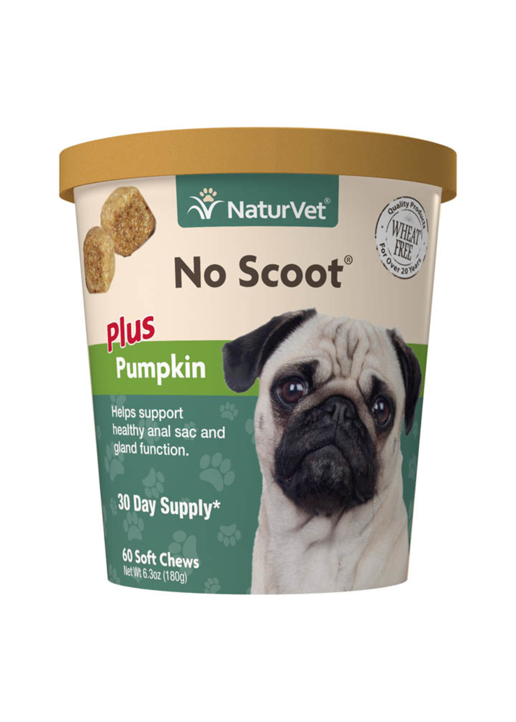 Naturvet NATURVET NO SCOOT PLUS PUMPKIN 60CT