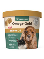 Naturvet NATURVET OMEGA GOLD PLUS SALMON OIL 90CT