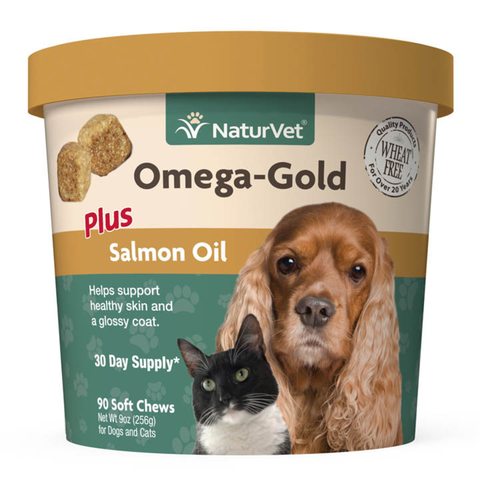 Naturvet NATURVET OMEGA GOLD PLUS SALMON OIL 90CT