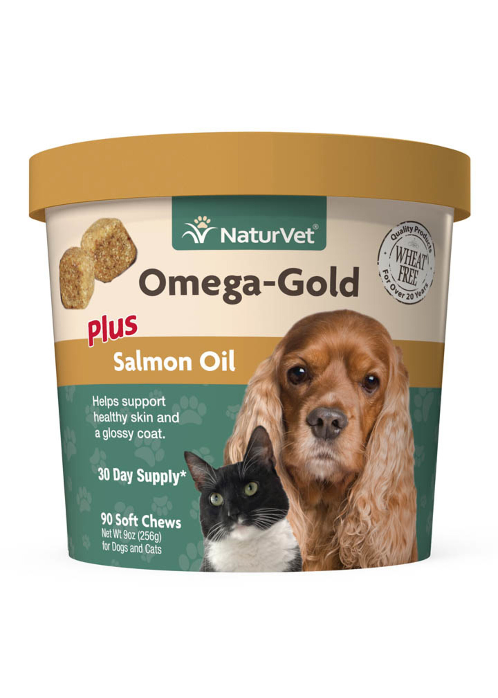 Naturvet NATURVET OMEGA GOLD PLUS SALMON OIL 90CT