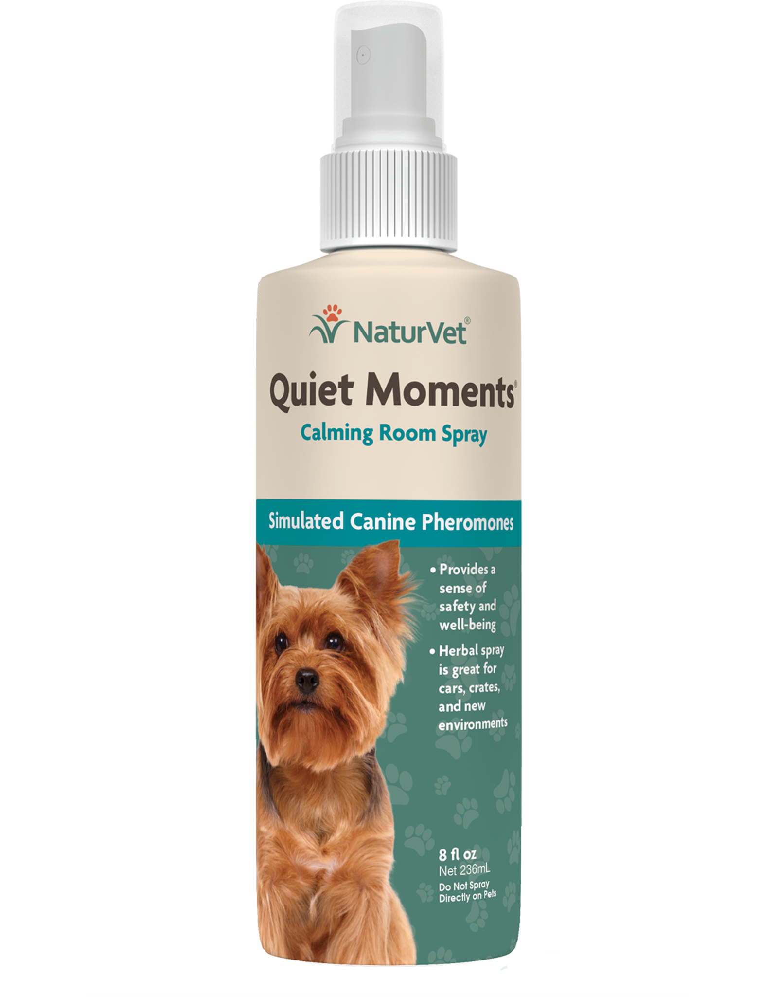 Naturvet NaturVet Quiet Moments Herbal Calming Spray Canine - 8 oz