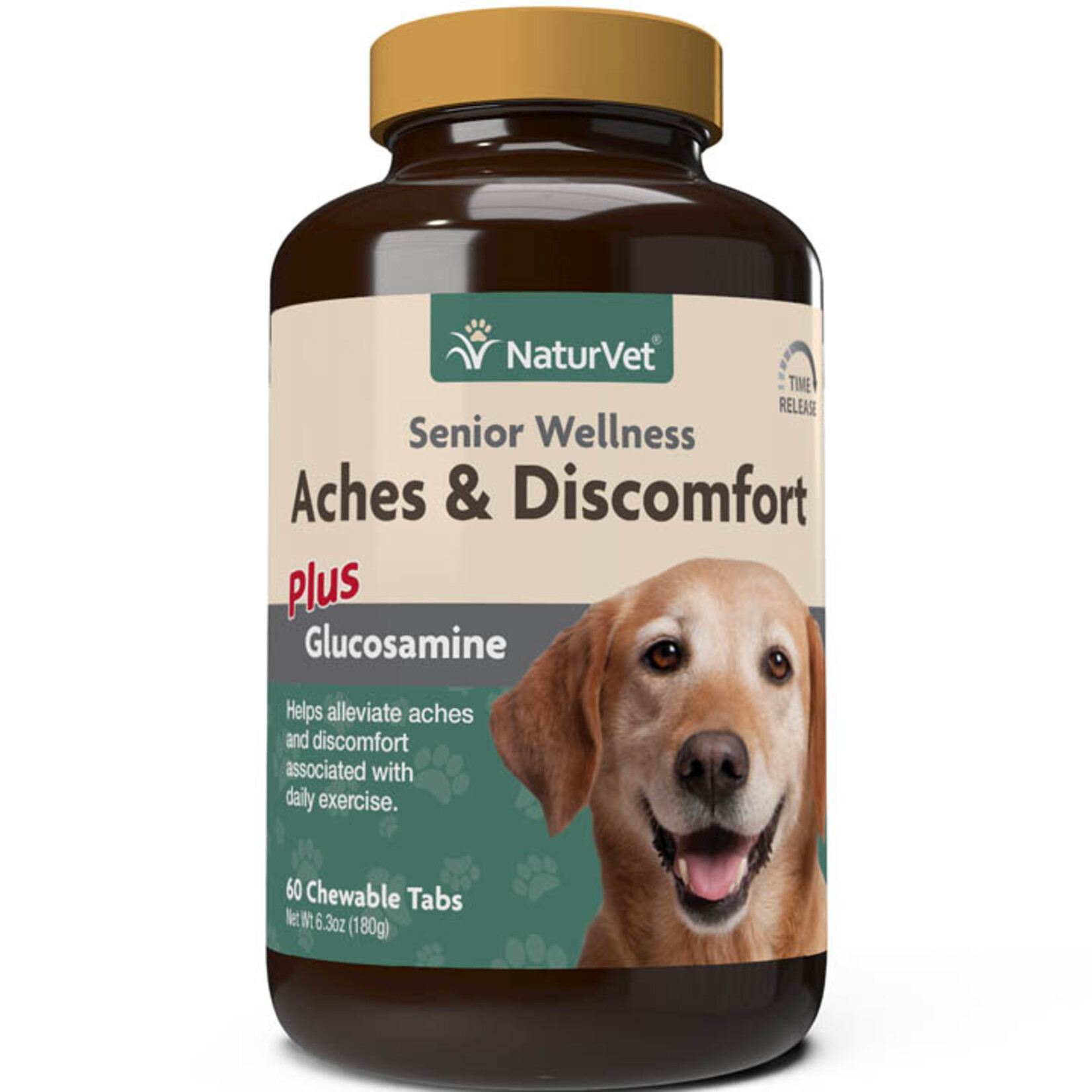 Naturvet NATURVET SENIOR ACHES & DISCOMFORT PLUS GLUCOSAMINE 60CT