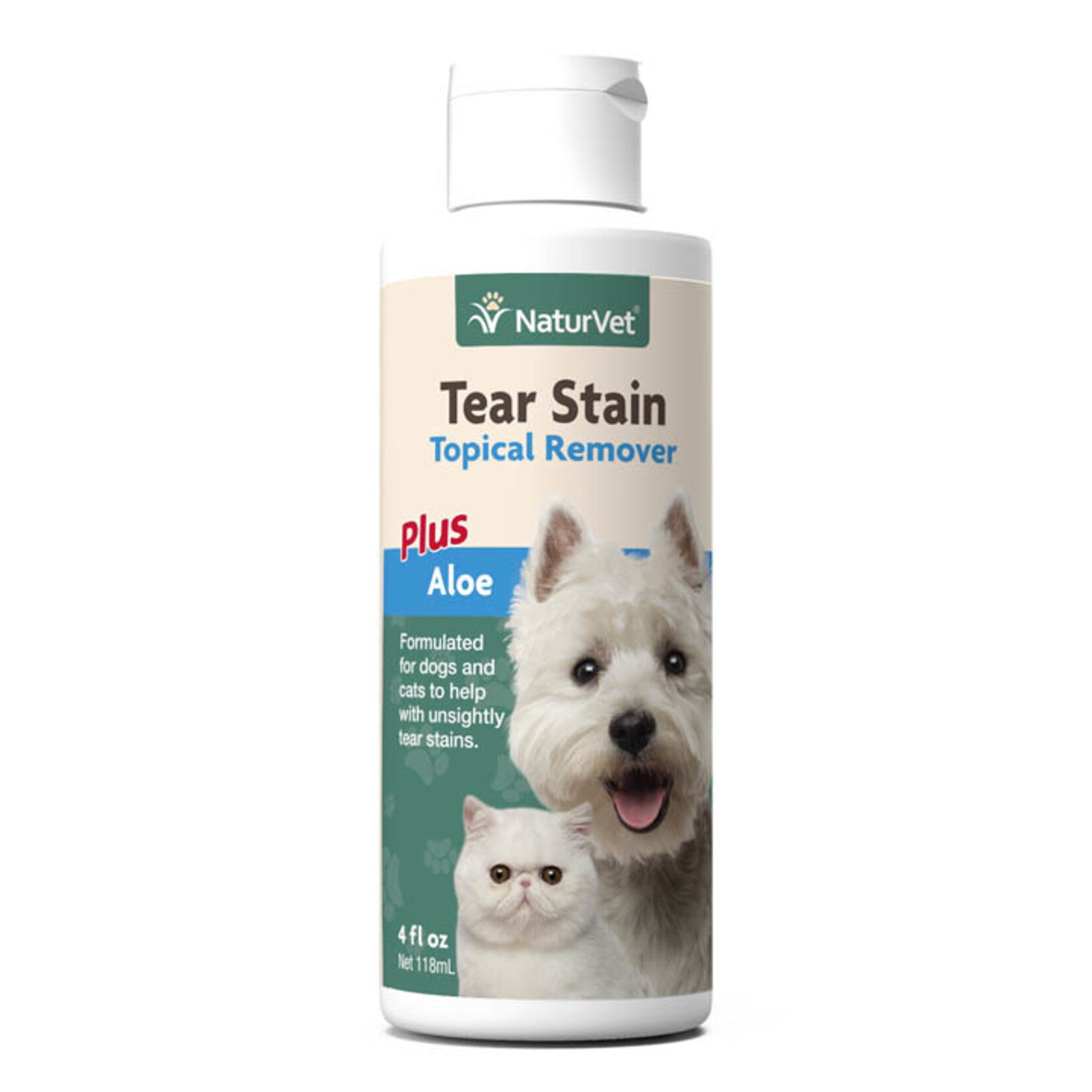 Naturvet NATURVET TEAR STAIN TOPICAL REMOVER PLUS ALOE 4OZ