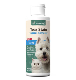 NATURVET NATURVET TEAR STAIN TOPICAL REMOVER PLUS ALOE 4OZ