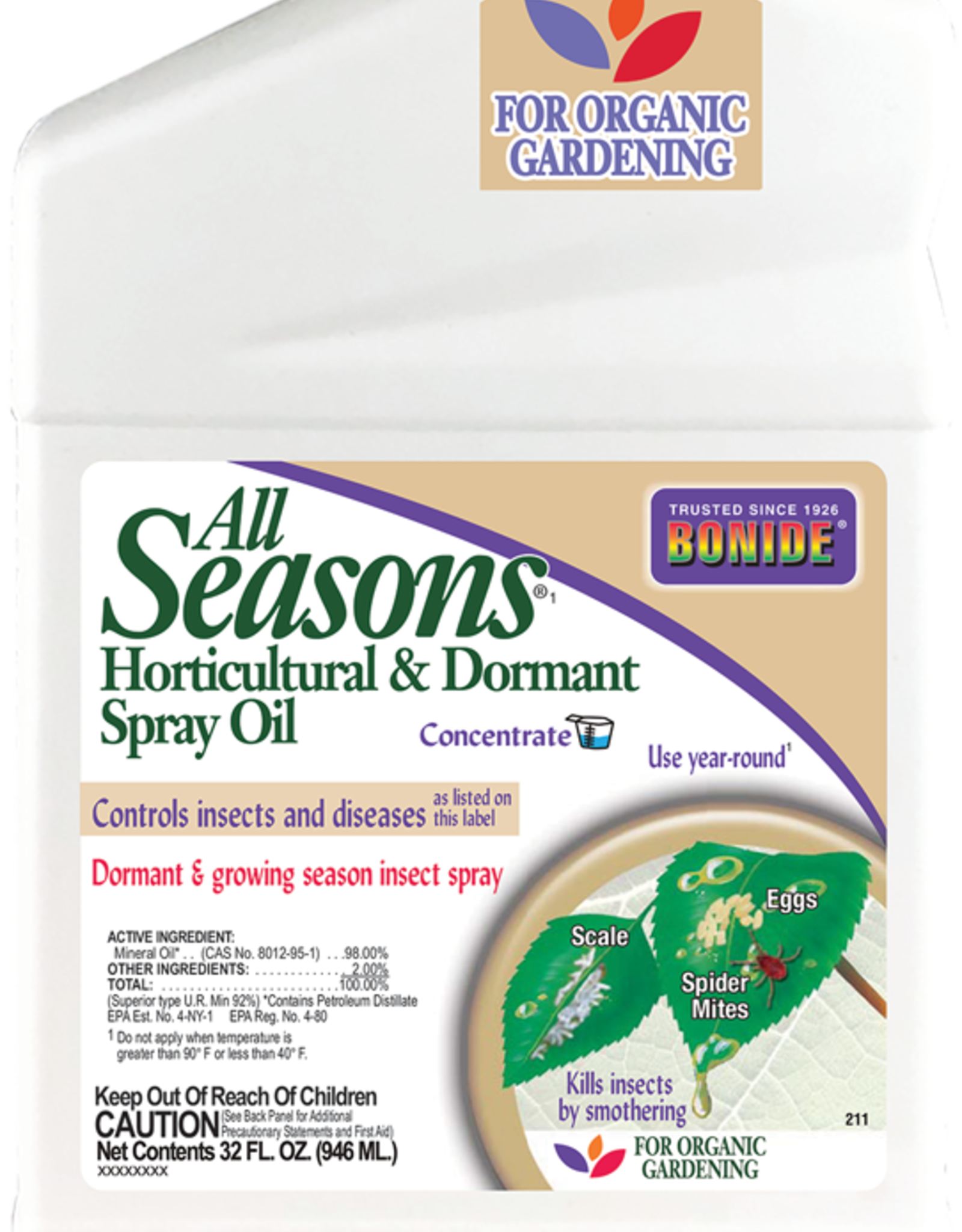 BONIDE ALL SEASONS HORT OIL 32OZ