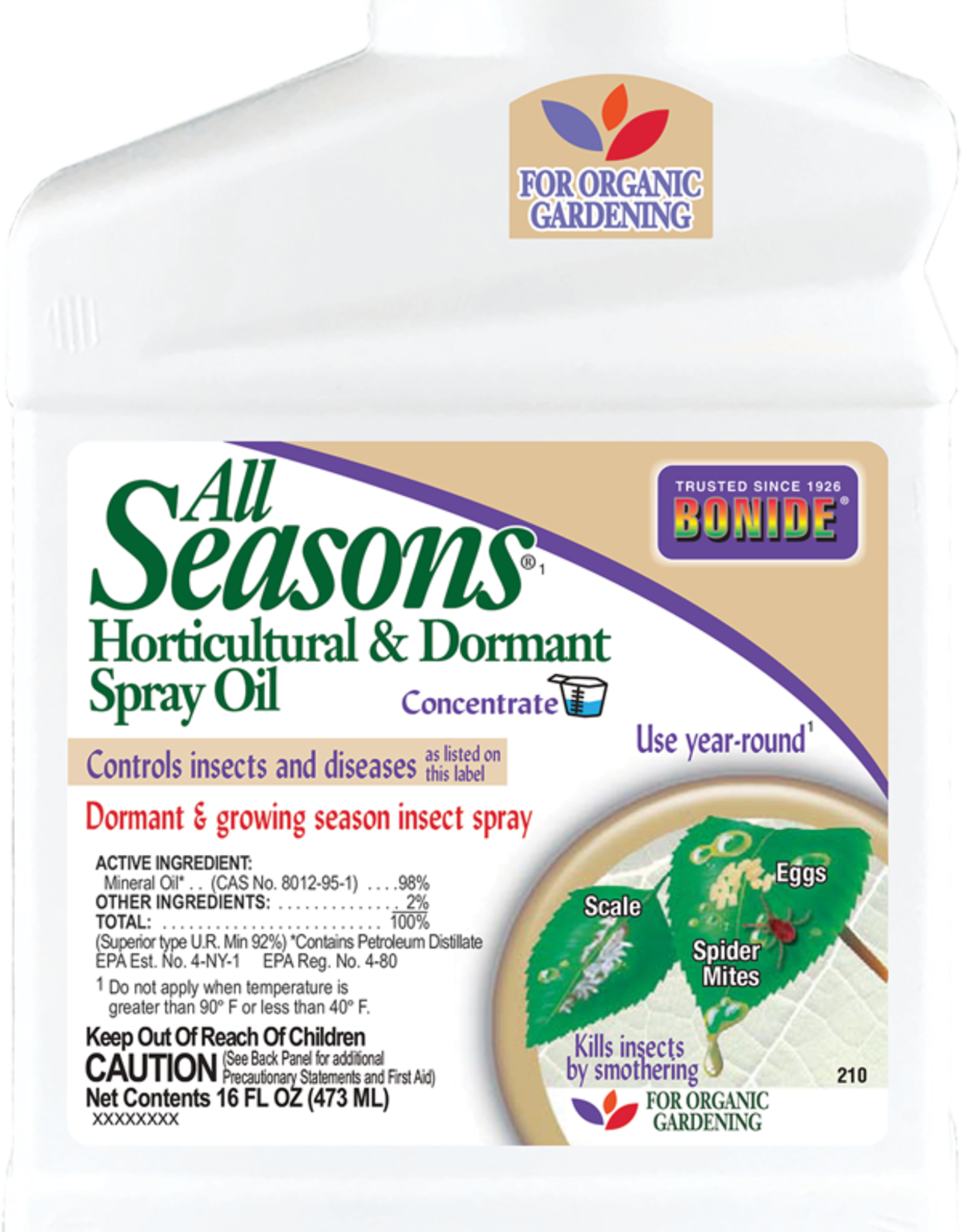 BONIDE ALL SEASONS SPRAY OIL 16OZ