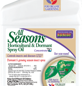 BONIDE PRODUCTS INC     P BONIDE ALL SEASONS SPRAY OIL 16OZ