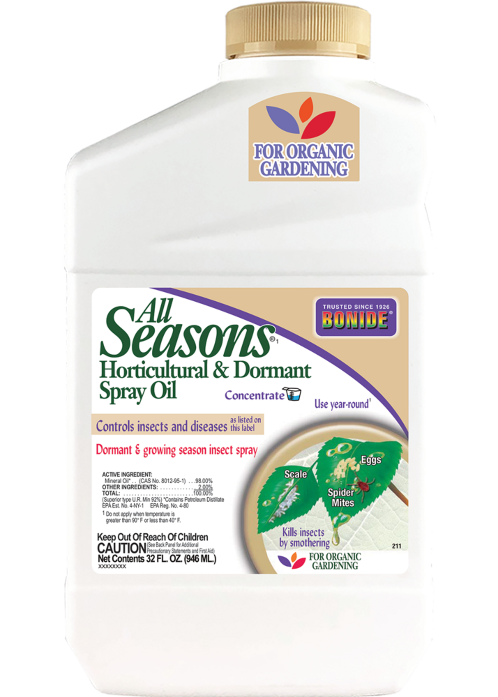 BONIDE ALL SEASONS SPRAY OIL 32OZ