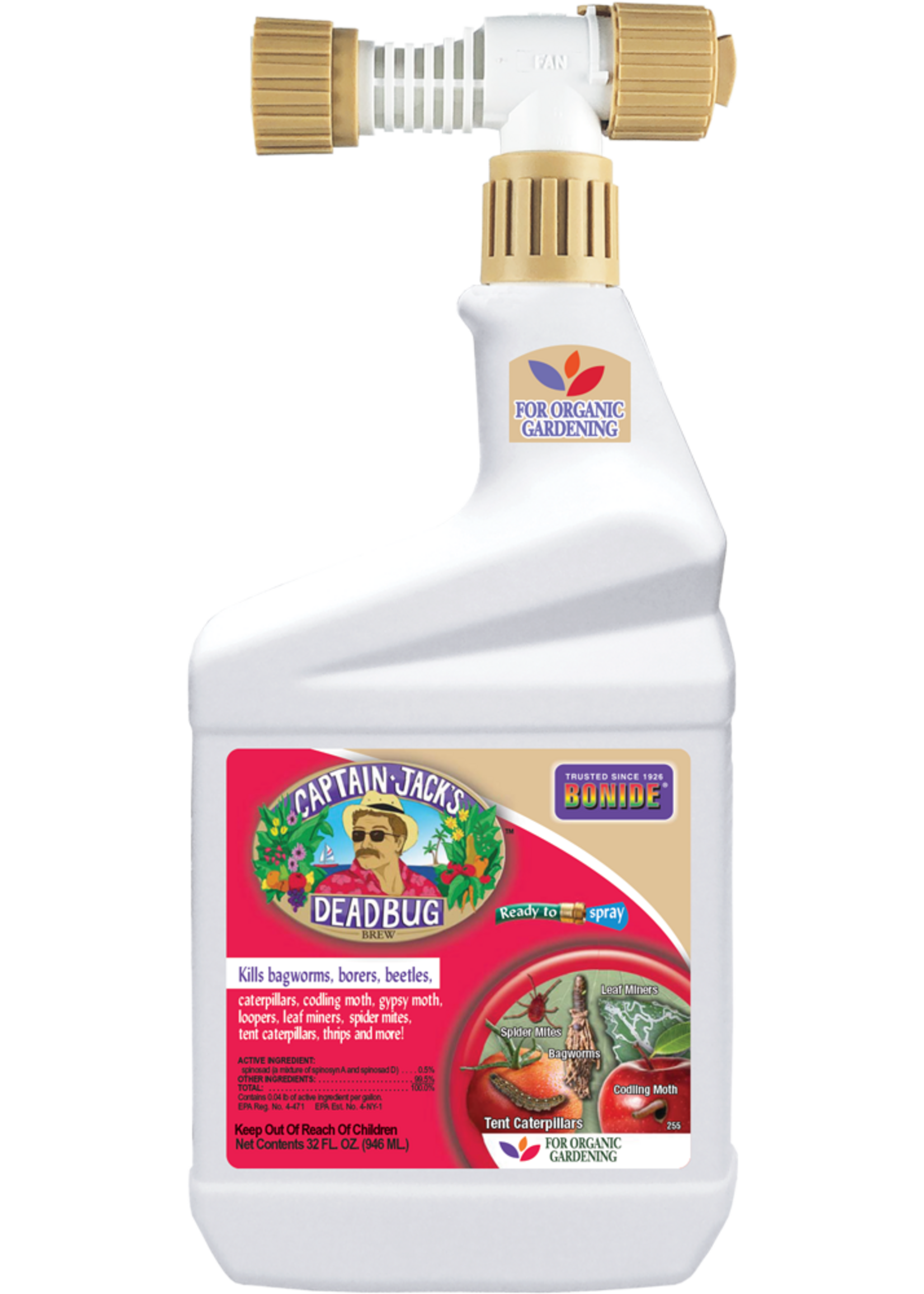 BONIDE CAPTAIN JACK'S DEADBUG BREW (READY TO SPRAY) QT 32OZ