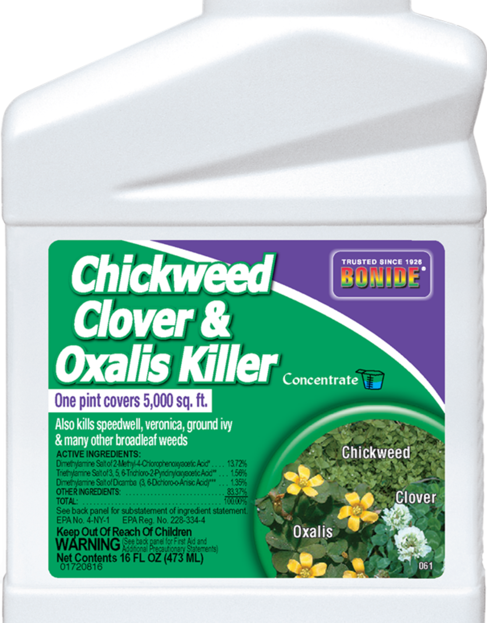 BONIDE PRODUCTS INC     P BONIDE CHICKWEED CLOVER OXALIS KILLER 16OZ