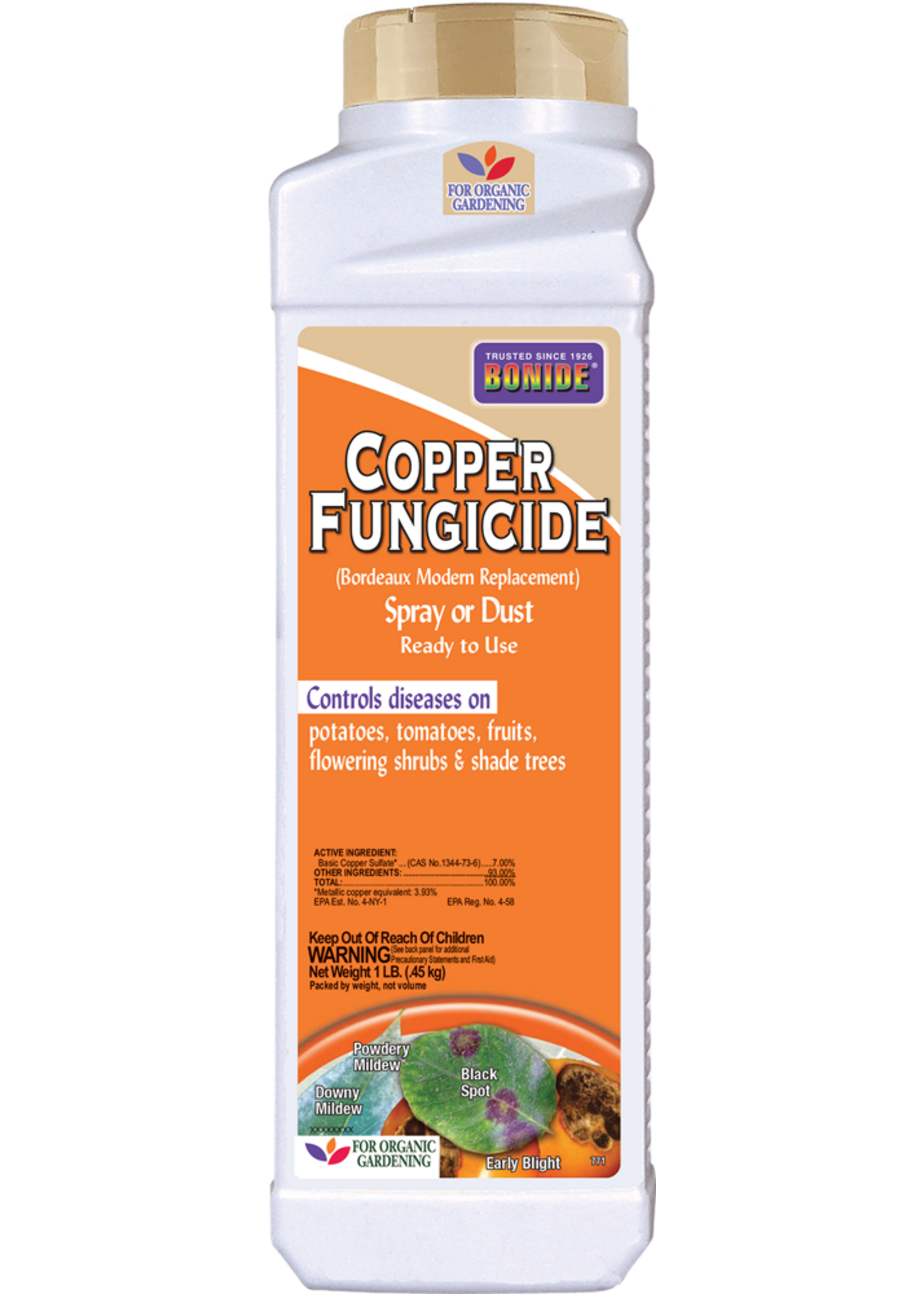 BONIDE COPPER FUNGICIDE DUST OR SPRAY 1LB
