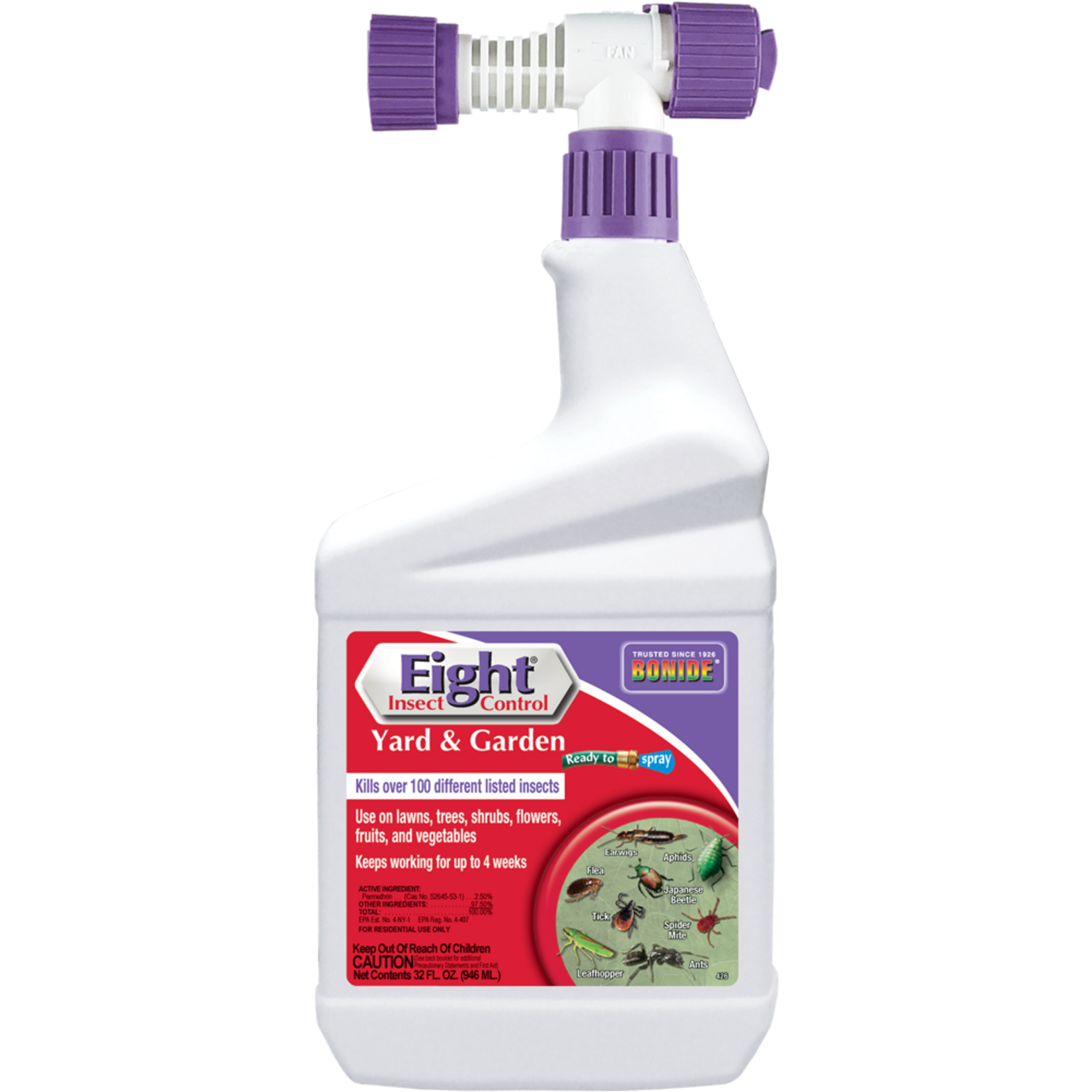 BONIDE EIGHT YARD & GARDEN SPRAY (READY TO SPRAY) 32OZ