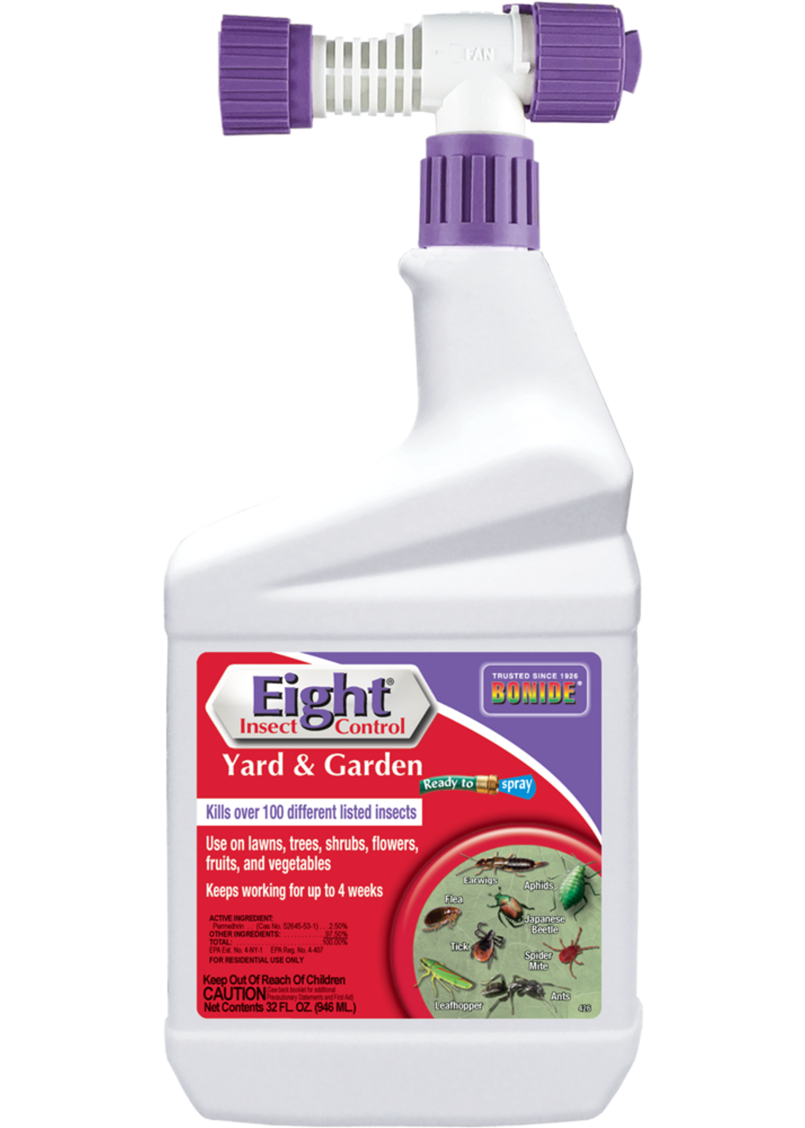 BONIDE EIGHT YARD & GARDEN SPRAY (READY TO SPRAY) 32OZ
