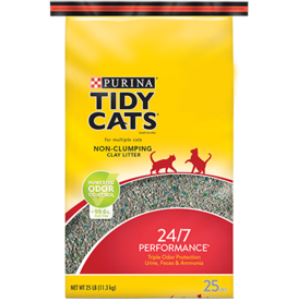 NESTLE PURINA PETCARE TIDY CATS LITTER 24/7 PERFORMANCE RED BAG 40LBS